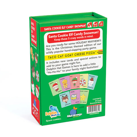 Blue Orange Games Santa Cookie Elf Candy Snowman