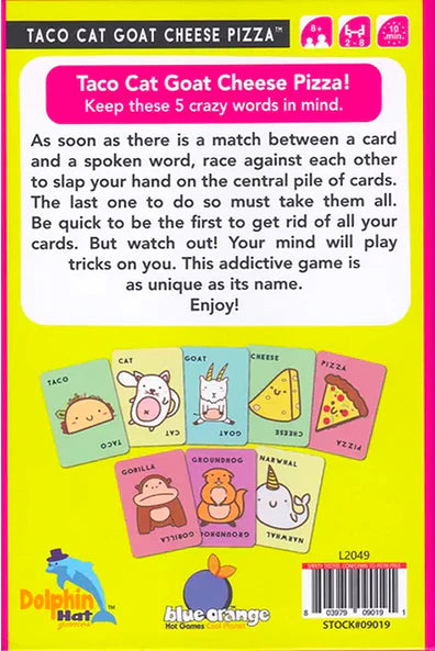 Blue Orange Games Taco Cat Goat Cheese Pizza