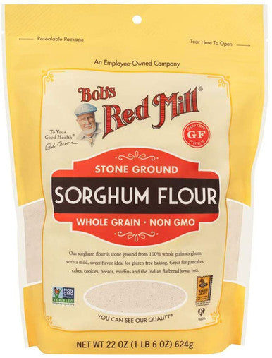 Expires April 2024 Clearance Bob’s Red Mill Gluten Free Stone Ground Sorghum Flour 624g - YesWellness.com