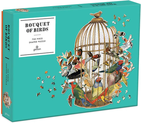 Bouquet of Birds 750 Piece Shaped Puzzle