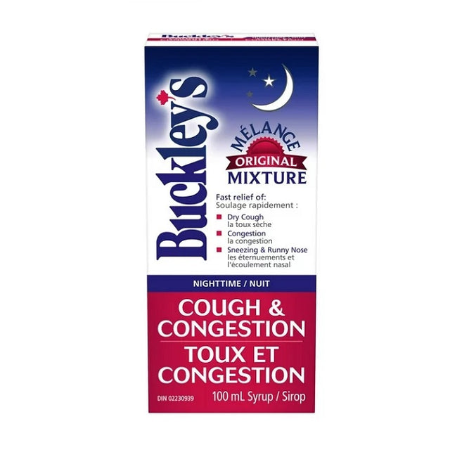 Buckley's Night Time Cough Congestion Sleep Soundly!