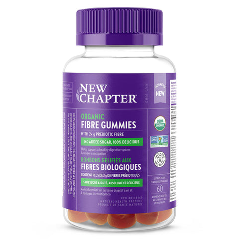New Chapter Organic Fibre Gummies 60 Count