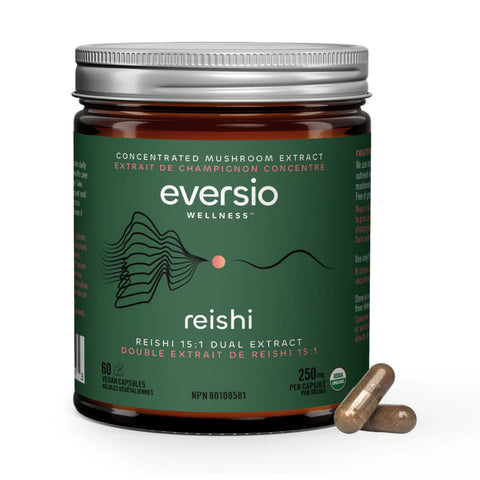 Eversio Wellness Reishi 60 Capsules Jar