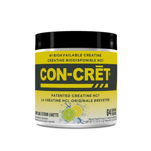 Expires May 2026 Clearance CON-CRET Creatine HCl 61.4g Lemon Lime