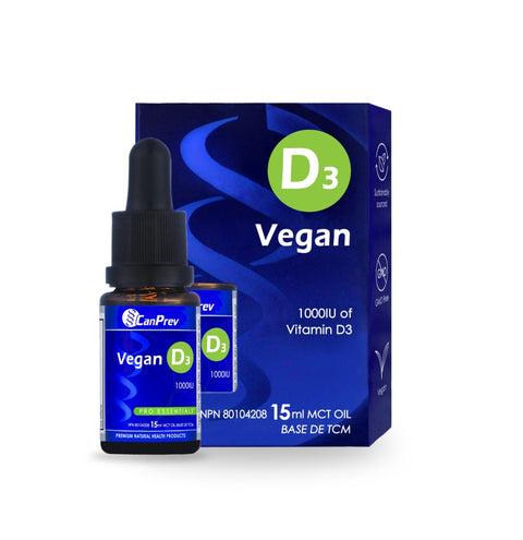 CanPrev D3 Drops 1000IU Vegan 15mL
