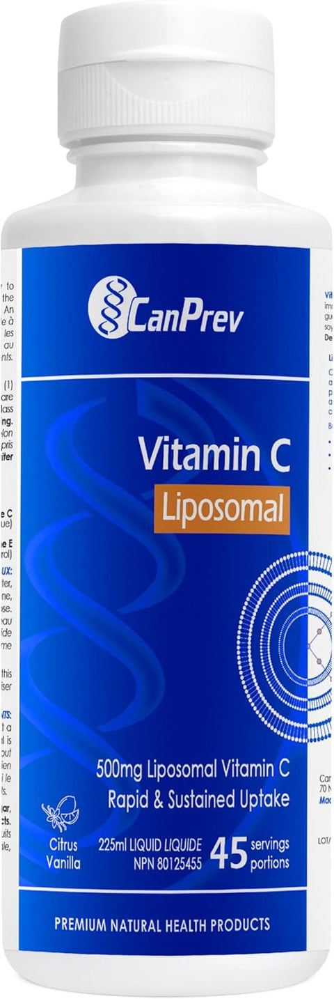 CanPrev Liposomal Vitamin C - Citrus Vanilla 225mL