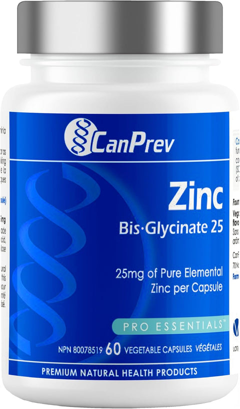 CanPrev Zinc Bis·Glycinate 25