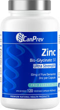 CanPrev Zinc Bis·Glycinate 50 Ultra Strength 120 Capsules