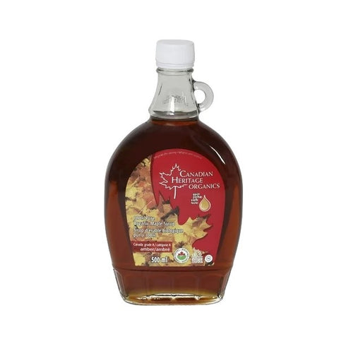 Canadian Heritage Organics Amber Maple Syrup (Various Sizes) - YesWellness.com