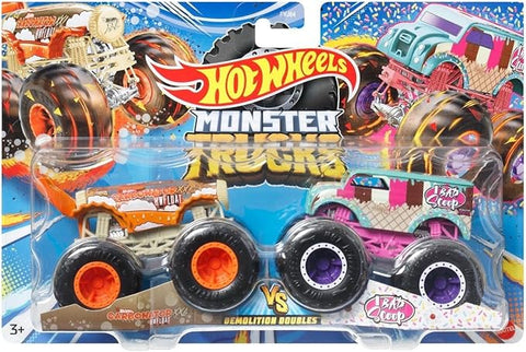 Hot Wheels Monster Truck Demo Doubles 1:64 2 Pack