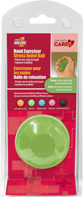 Card Health Cares First Medic Hand Exerciser Ball Soft Green 1 Count