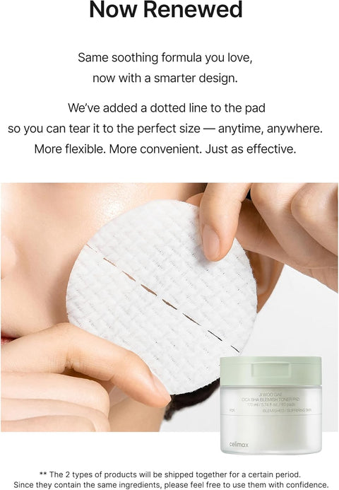 Celimax Ji Woo Gae Cica BHA Blemish Pad 170mL / 60 Pads
