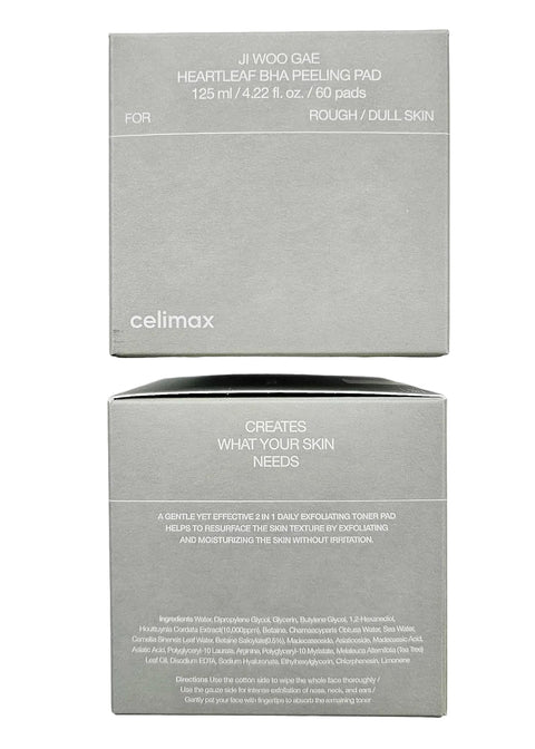 Celimax Ji Woo Gae Heartleaf BHA Peeling Pad 125mL / 60 Pads