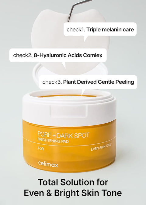 Celimax Pore+Dark Spot Brightening Pad 100mL / 40 Pads