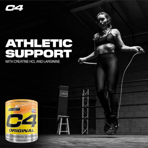 Cellucor C4 Original Orange Popsicle Pre Workout Powder Sugar Free 60 Servings 336g