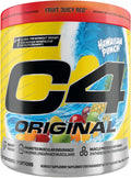 Cellucor C4 Original Hawaiian Punch Fruit Juicy Red Pre Workout Powder 60-Servings 348g