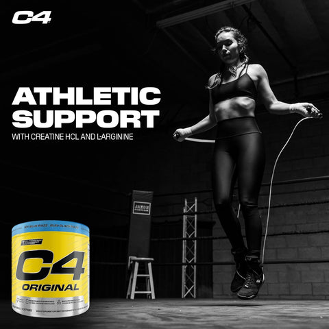Cellucor C4 Original Icy Blue Razz Pre Workout Powder 30 Servings 195g
