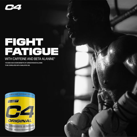 Cellucor C4 Original Icy Blue Razz Pre Workout Powder 60 Servings 390g