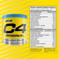 Cellucor C4 Original Icy Blue Razz Pre Workout Powder 30 Servings 195g