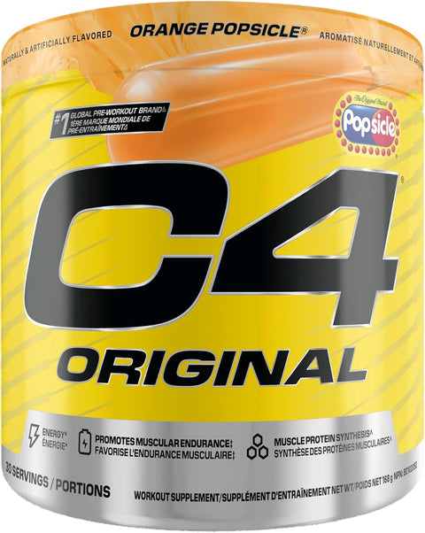Cellucor C4 Original Orange Popsicle Pre Workout Powder 30 Servings 168g