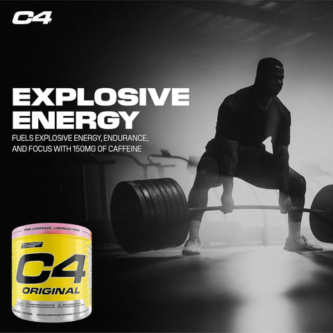 Cellucor C4 Original Pink Lemonade Pre Workout Powder 30 Servings 195g