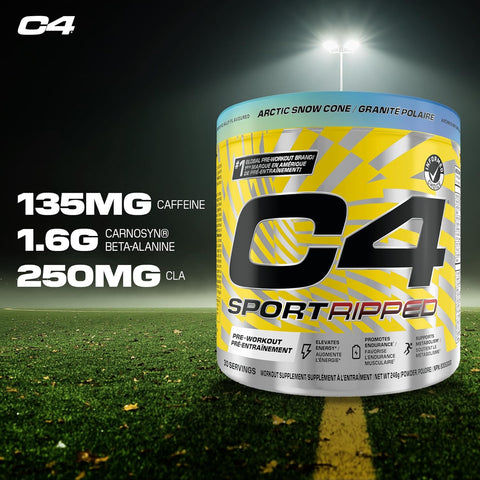 Cellucor C4 Sport Ripped Arctic Snow Cone 30 Servings 246g