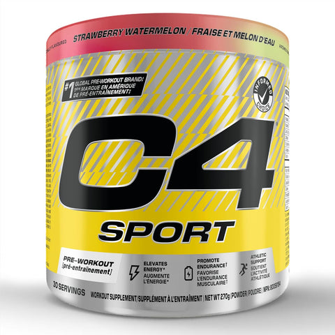 Cellucor C4 Sport Strawberry Watermelon Pre Workout Powder 30 Servings 270g