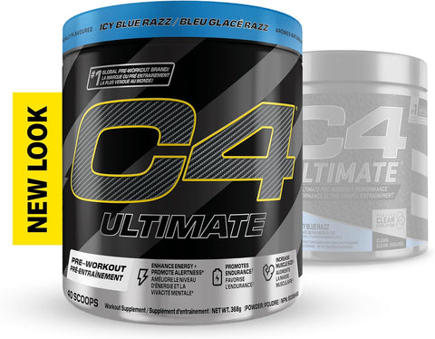 Cellucor C4 Ultimate Icy Blue Razz Pre Workout Powder 20 Servings 368