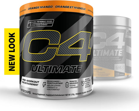 Cellucor C4 Ultimate Orange Mango Pre Workout Powder 20 Servings 370g