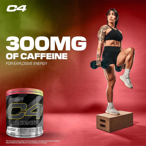 Cellucor C4 Ultimate Strawberry Watermelon Pre Workout Powder 20 Servings 372g