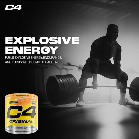 Cellucor C4 Original Orange Popsicle Pre Workout Powder 30 Servings 168g