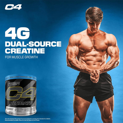 Cellucor C4 Ultimate Icy Blue Razz Pre Workout Powder 20 Servings 368