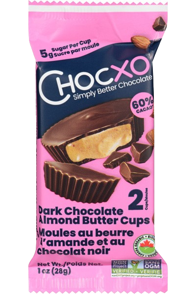 Chocxo Raspberry ChocXO Dark Chocolate Cups - Rich, Delicious Treats