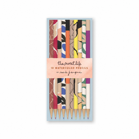 Chronicles Books The Sweet Life: 10 Watercolor Pencils