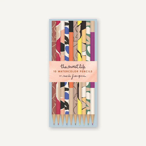 Chronicles Books The Sweet Life: 10 Watercolor Pencils