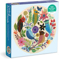 Circle of Avian Friends 1000 Piece Round Puzzle