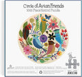 Circle of Avian Friends 1000 Piece Round Puzzle