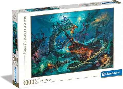 Clementoni Puzzle The Underwater Battle 3000 Pieces