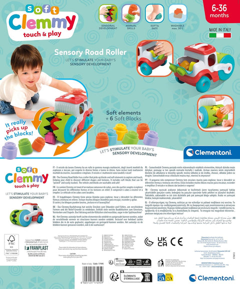 Clementoni Soft Clemmy Sensory Road Roller
