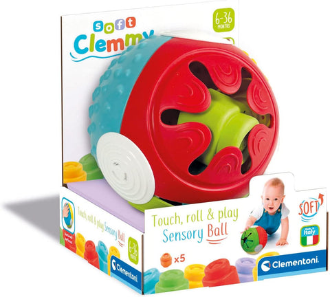 Clementoni Soft Clemmy Touch, Roll & Play Sensory Ball