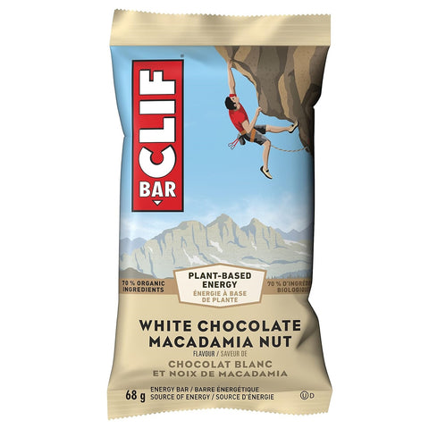 Expires February 2026 Clearance Clif Bar White Chocolate Macadamia Nut Bar 68g