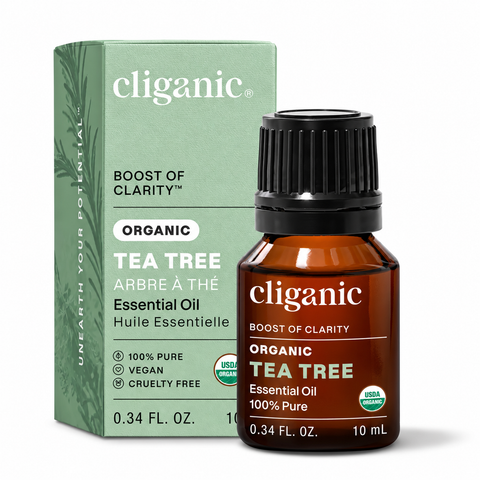 Cliganic Organic Tea Tree Oil 10mL - Yeswellness.com