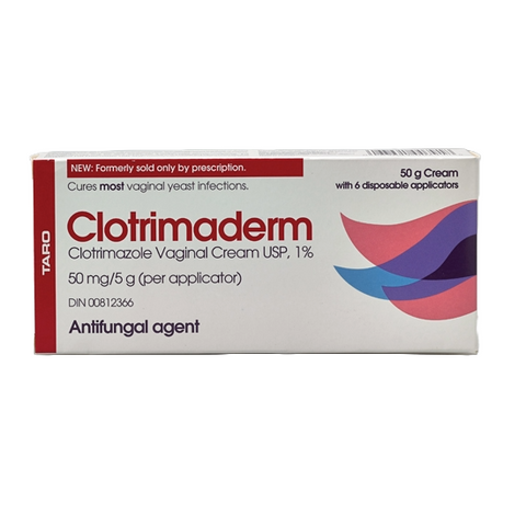 Clotrimaderm Vaginal Cream 1% with Applicator 50g