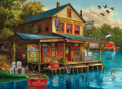 Cobble Hill Puzzle Bob's Beer & Bait 1000 Pieces