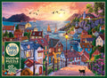 Cobble Hill Puzzle Coastal Town at Sunset 1000 Pieces