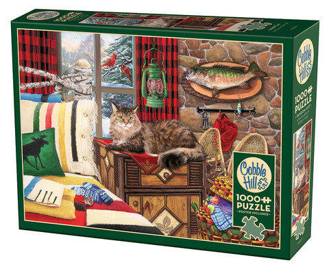 Cobble Hill Puzzle Lodge Cat 1000 Pieces