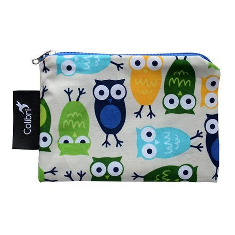 Colibri Reusable Snack Bag Boy Owls Small