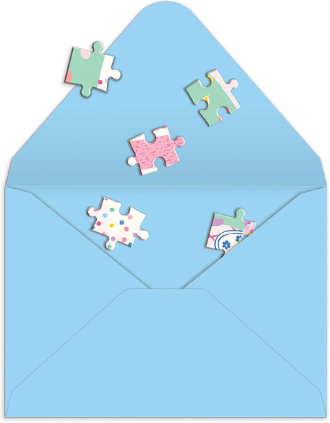 Confetti Birthday Cake Greeting Card Puzzle