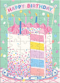 Confetti Birthday Cake Greeting Card Puzzle