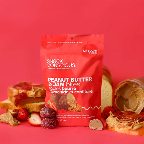 Snack Conscious Bites Peanut Butter & Jam - YesWellness.com